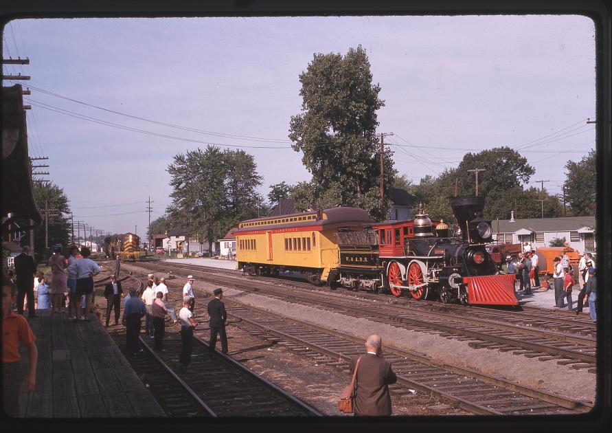 W&A 440 3 General" in Fostoria OH in August 1963" The Nickel Plate