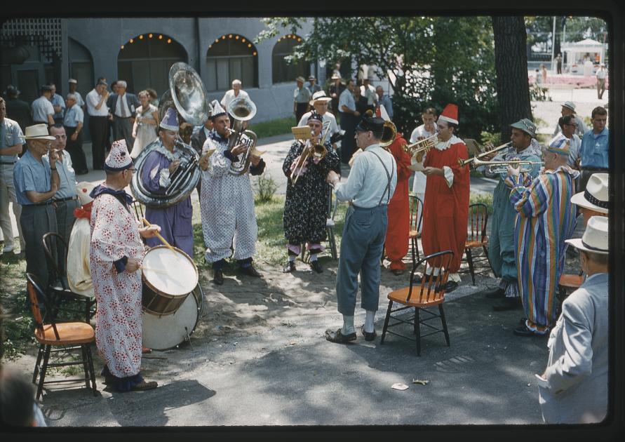 Brewster Clown Band Veterans Association in Cedar Point OH in August