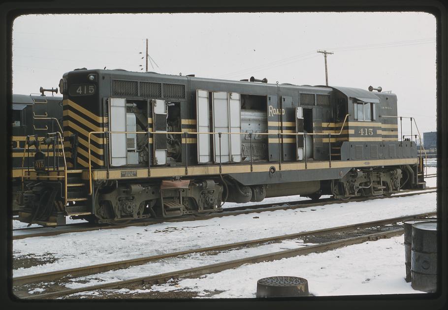 GP7 415 in Brewster OH in March 1960 The Nickel Plate Archive