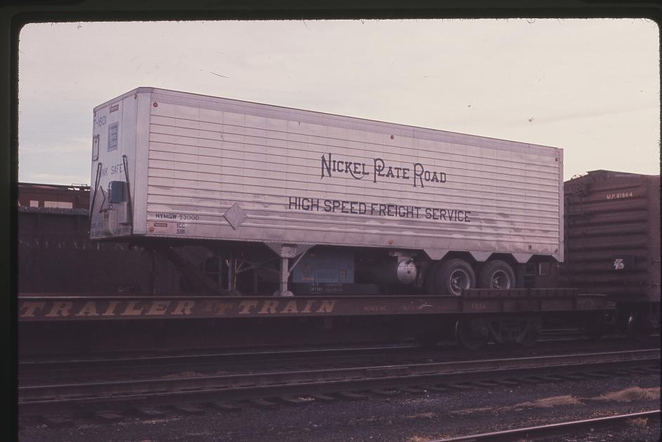 Trailer T160 in Bellevue OH in November 1961 The Nickel Plate Archive