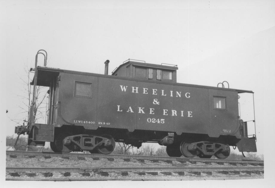 W&LE Caboose 0245 Zanesville OH 12251949 HAM The Nickel Plate Archive