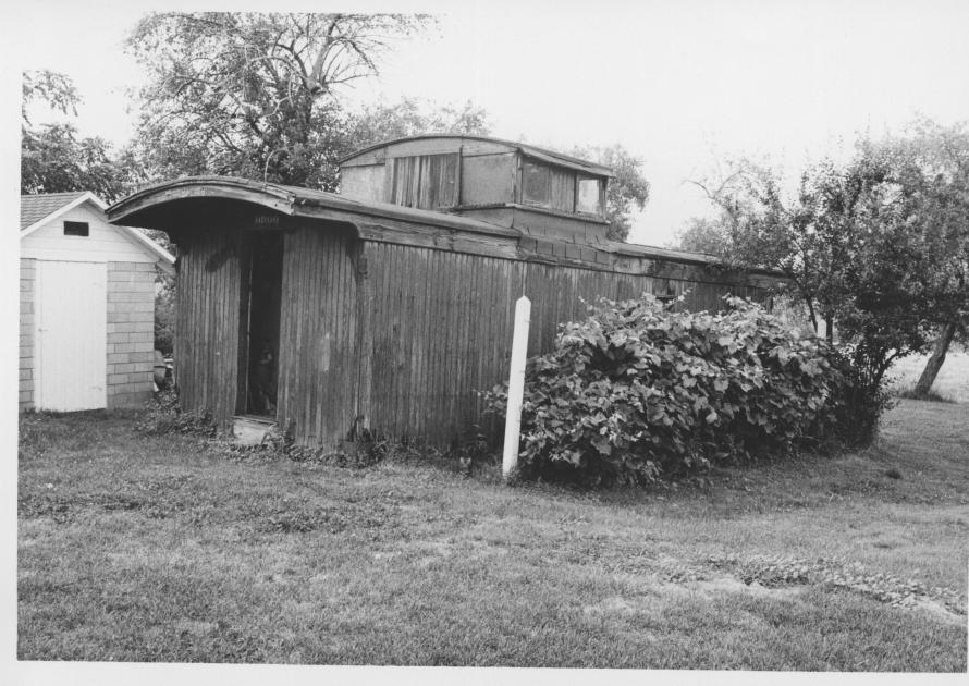W&LE Caboose 0900 Massillon OH 1970's | The Nickel Plate Archive