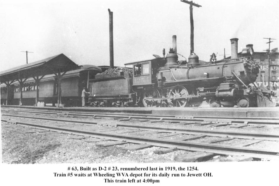 W&LE D-2 1254 Wheeling WVA 1929 WJG-JFL Col | The Nickel Plate Archive