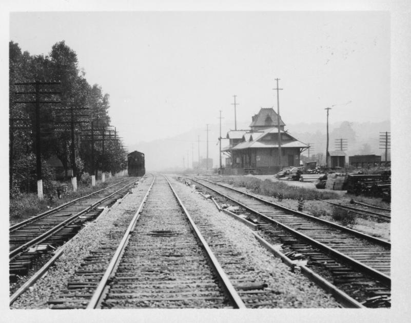 W&LE Depot Bowerston OH 2 1928 The Nickel Plate Archive