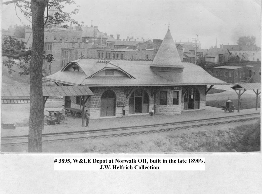 W&LE Depot Norwalk OH 1890's WJG-JFL Col | The Nickel Plate Archive