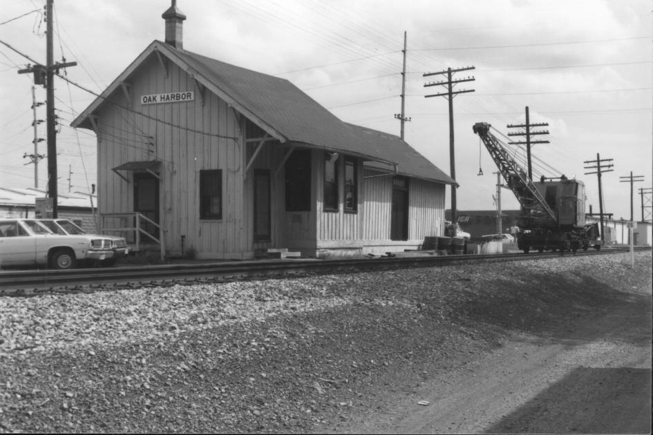 W&LE Depot Oak Harbor OH 1985 The Nickel Plate Archive