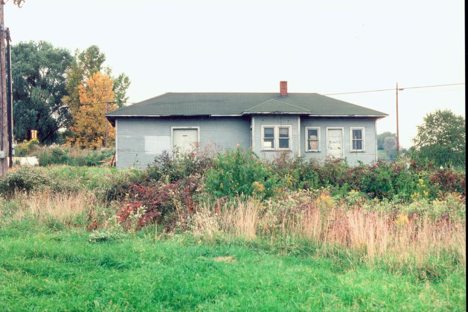 W&LE Depot Robertsville OH Front View 10875 The Nickel Plate Archive