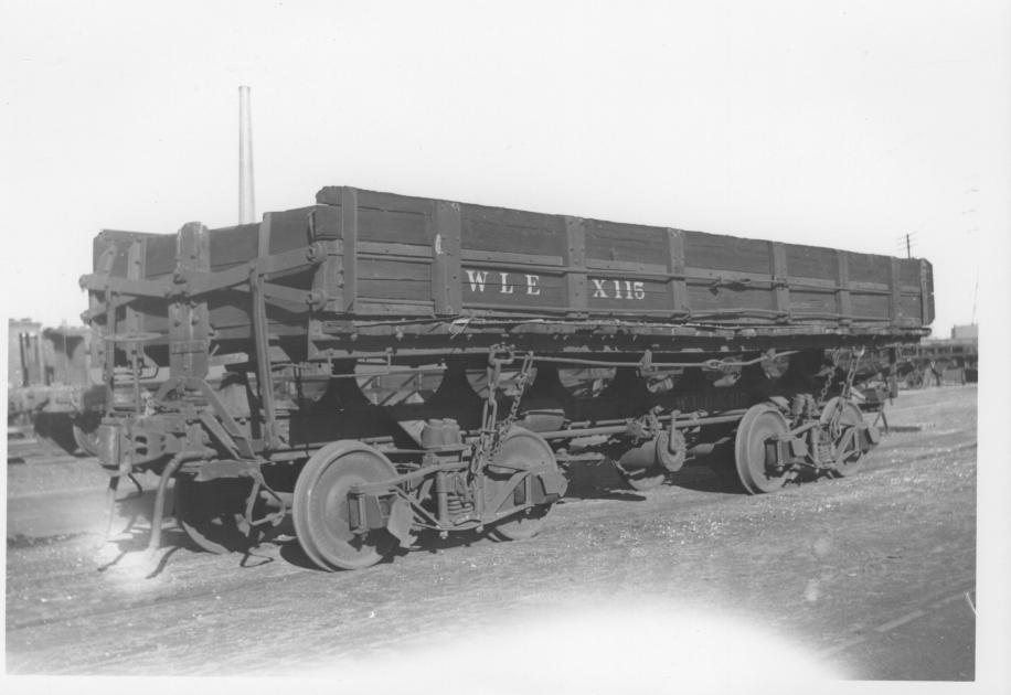 W&LE MofW X115 Ballast Car 11171946 The Nickel Plate Archive