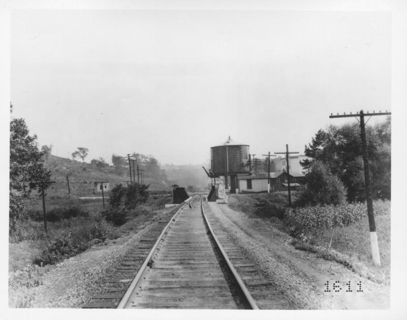 W&LE Water Tank Adena OH 1928 The Nickel Plate Archive