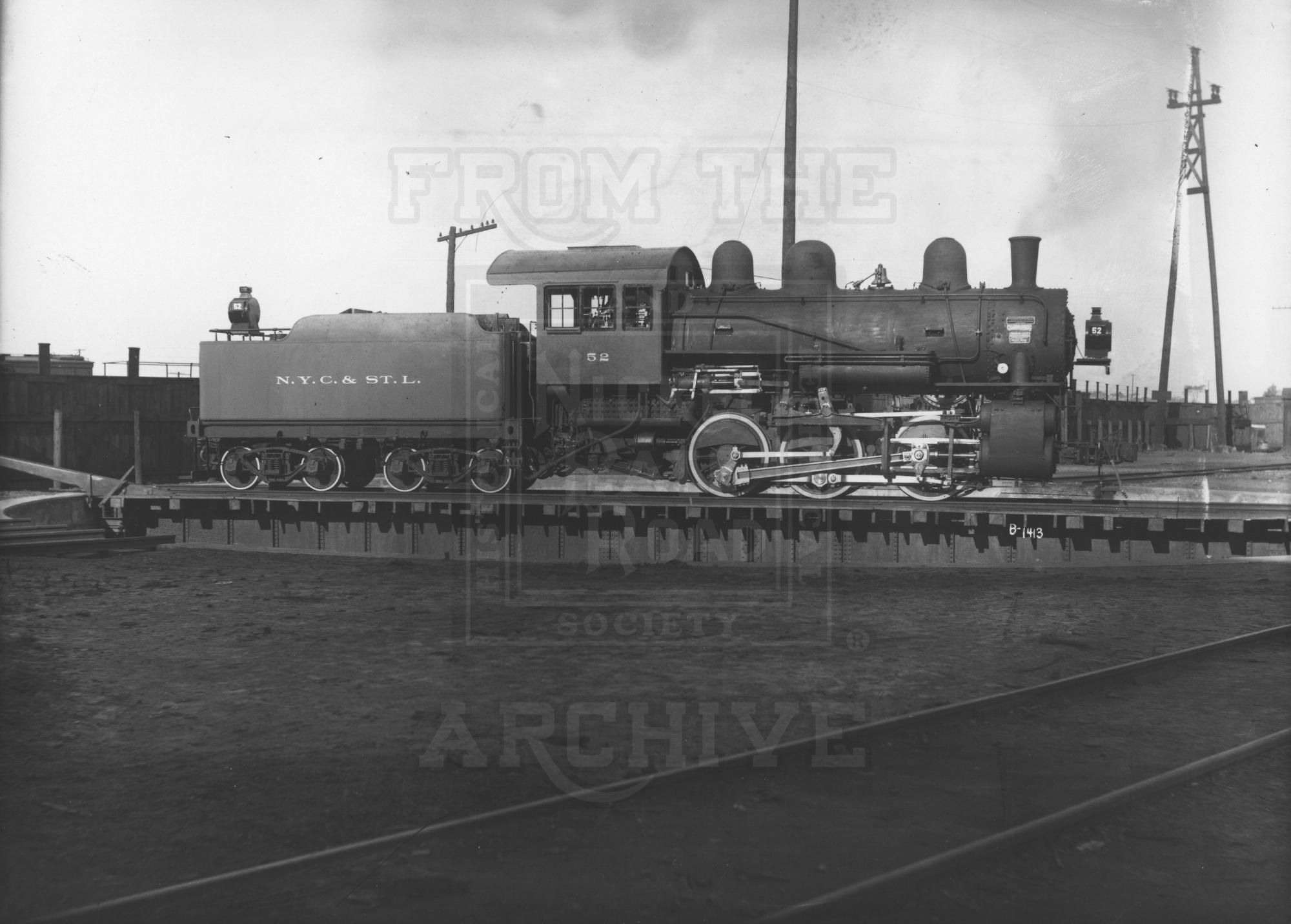 NKP B-11a 52 Builders Photo 1916 NKPHTS | The Nickel Plate Archive