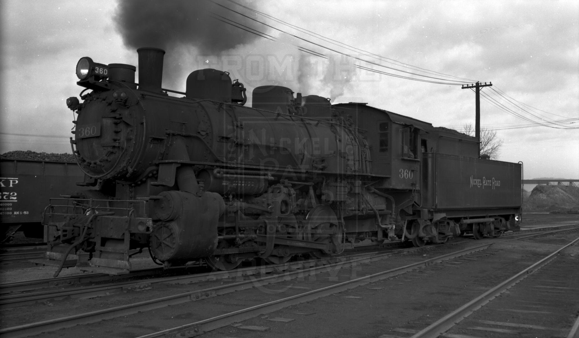 NKP B-5 360 Mingo Jct.OH Left Front 6-55 | The Nickel Plate Archive