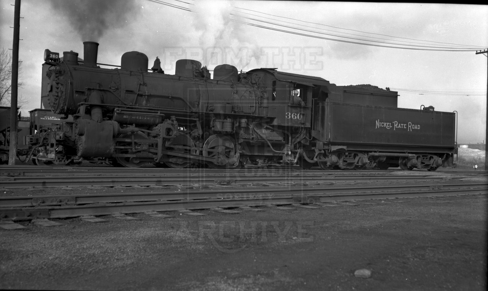 NKP B-5 360 Mingo Jct.OH Left Side 6-55 | The Nickel Plate Archive