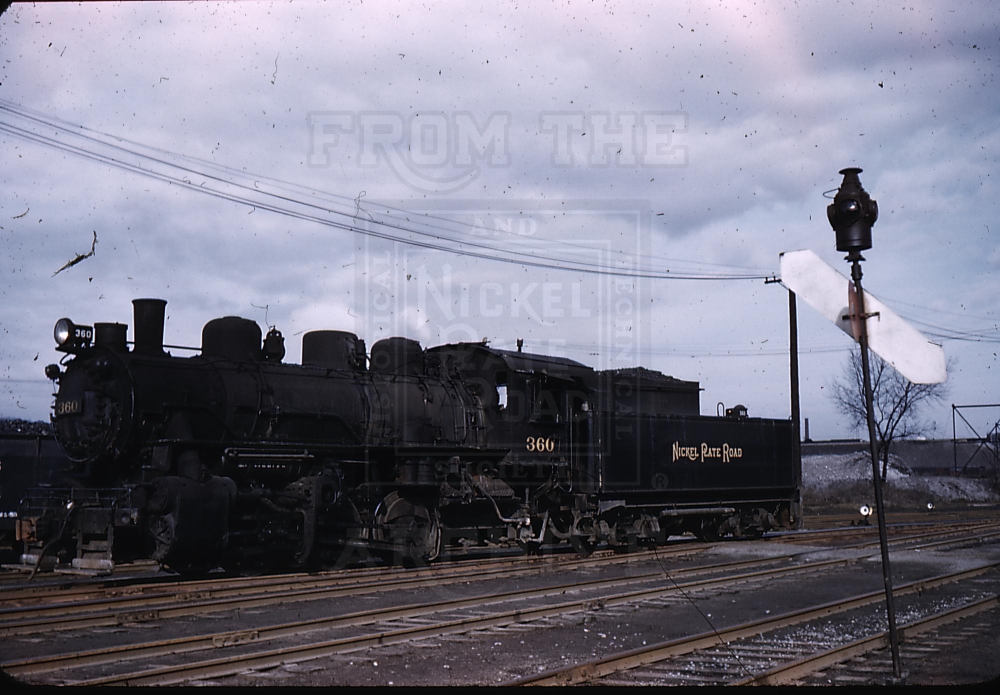 NKP B-5 360 Mingo Jct.OH Yard 6-1957 | The Nickel Plate Archive