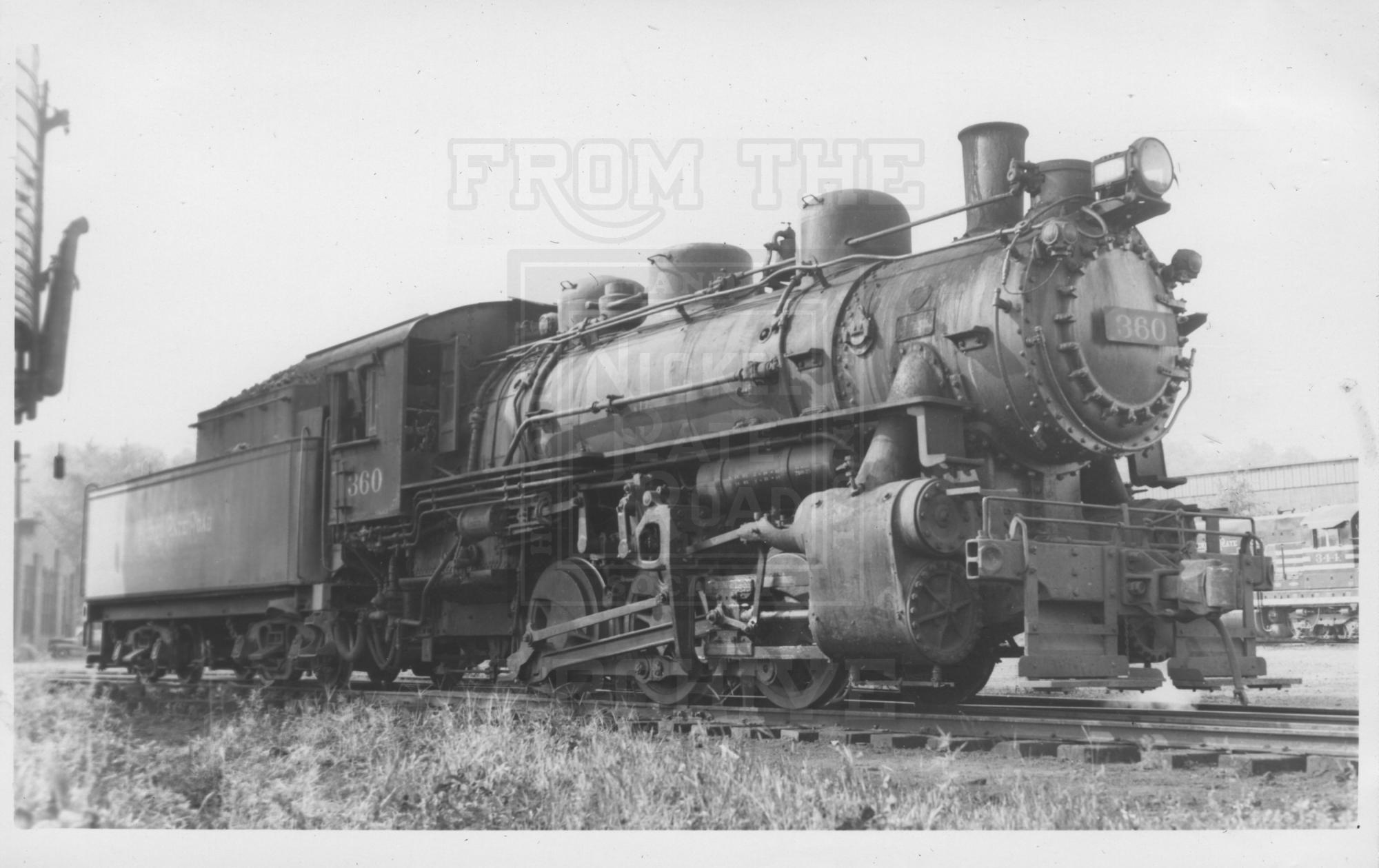 NKP B-5 360 Zanesville OH 8-31-1957 | The Nickel Plate Archive