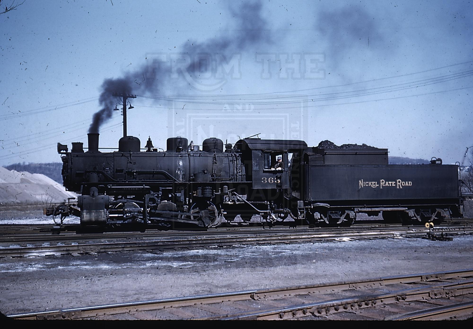 NKP B-5 363 Mingo Jct.OH Yard 4-1955 | The Nickel Plate Archive