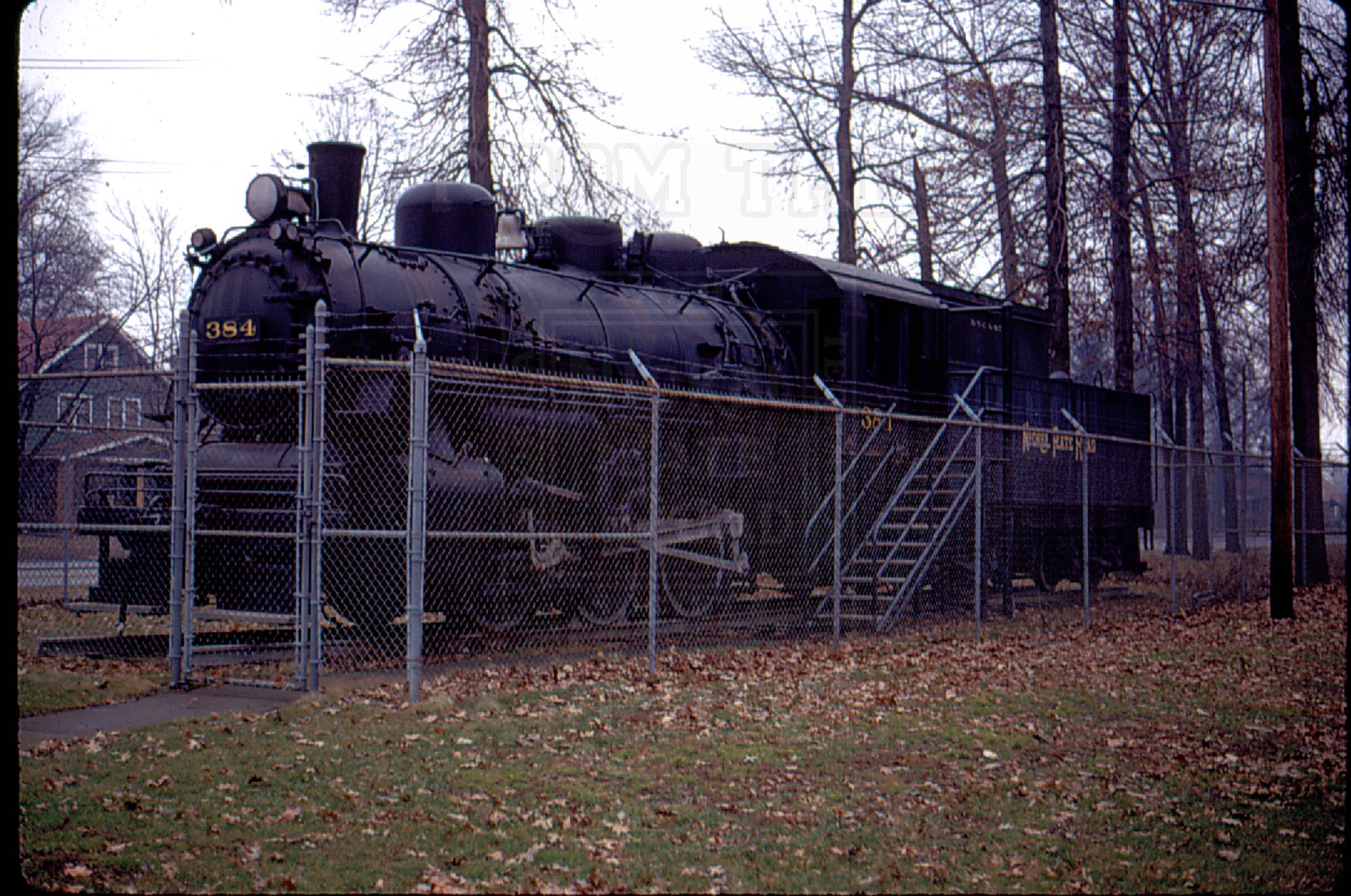 NKP B-5 384 Lorain OH On Display | The Nickel Plate Archive