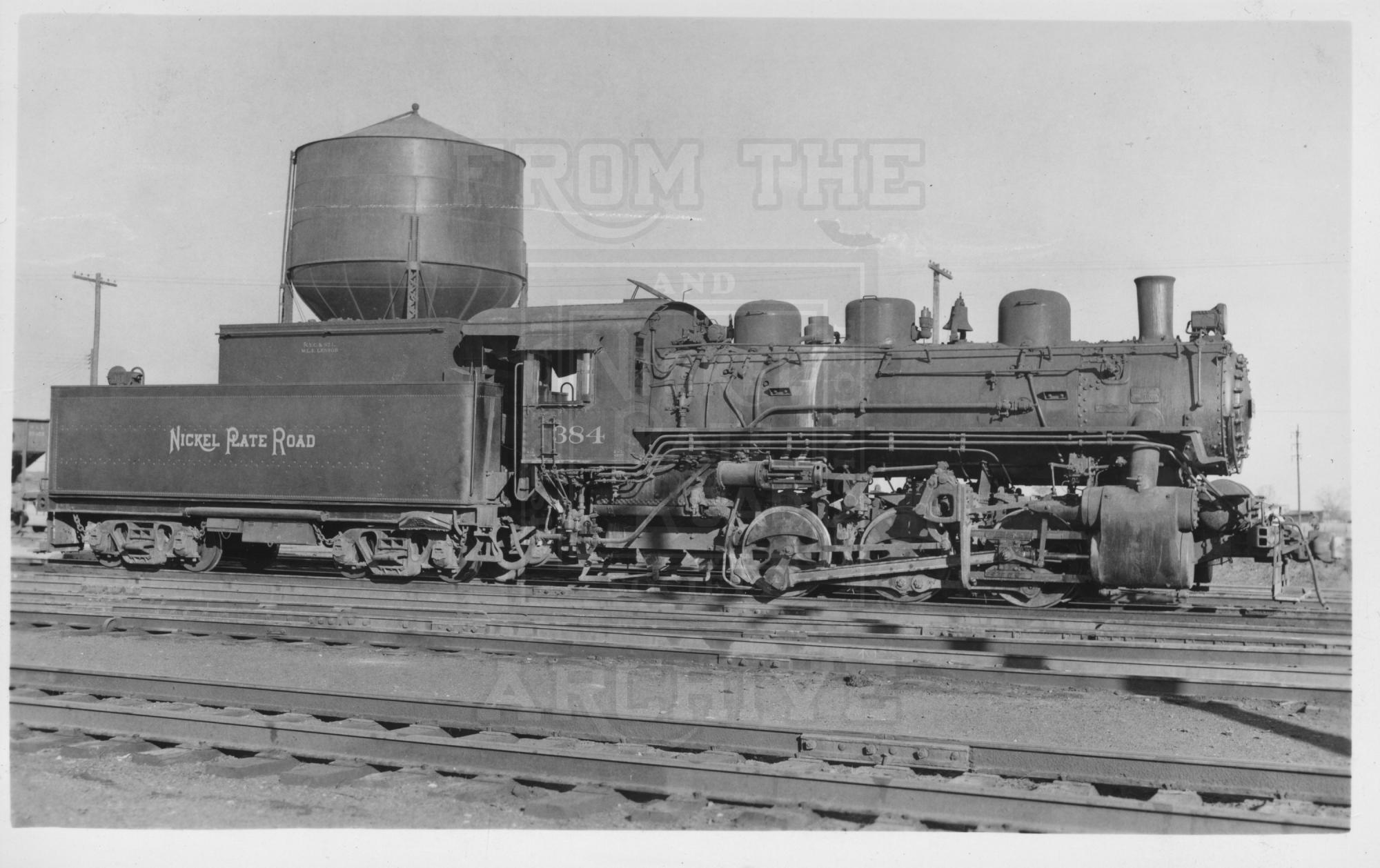 NKP B-5 384 Madison IL 5-2-1951 | The Nickel Plate Archive