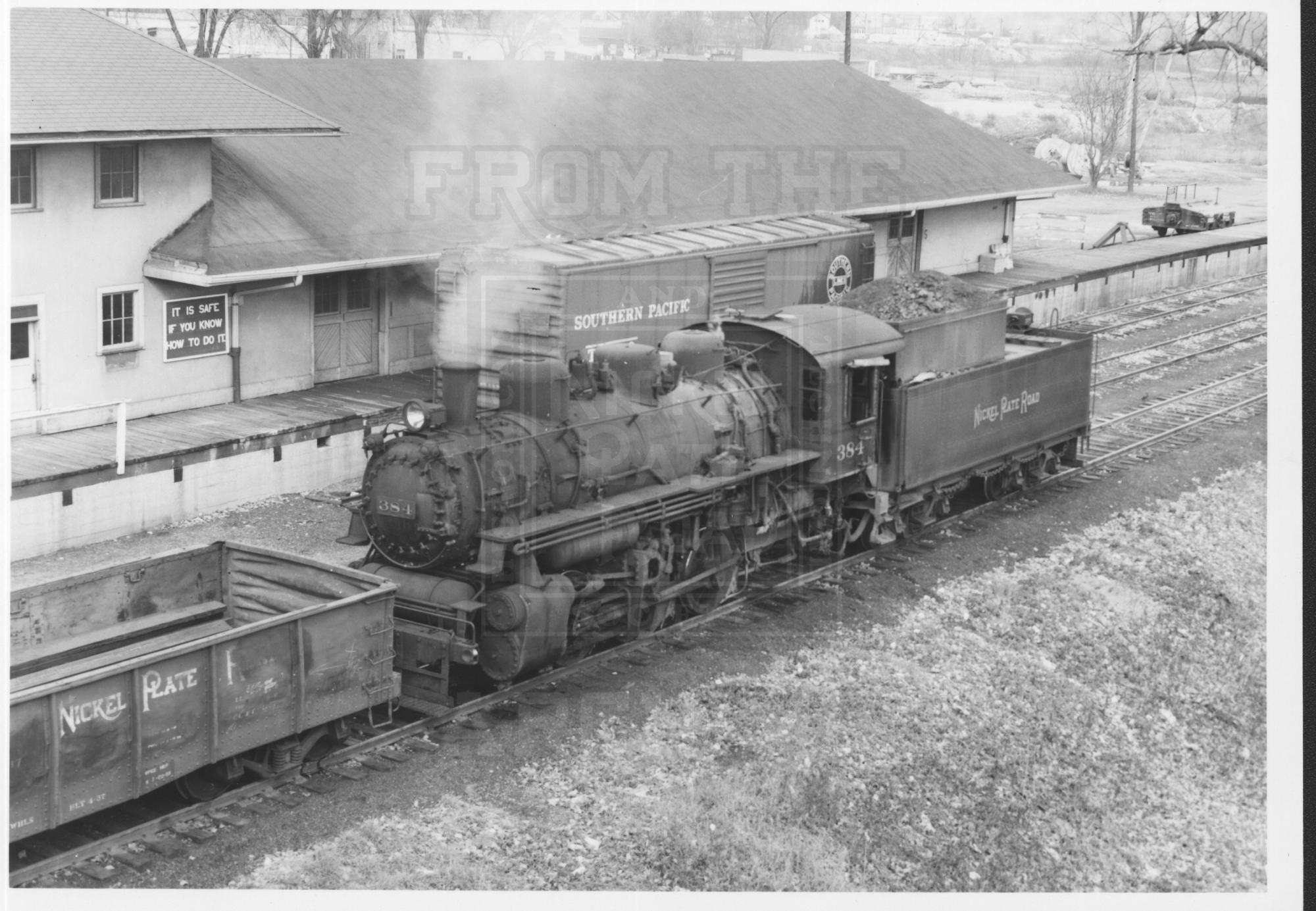 NKP B-5 384 Zanesville OH 1950's | The Nickel Plate Archive