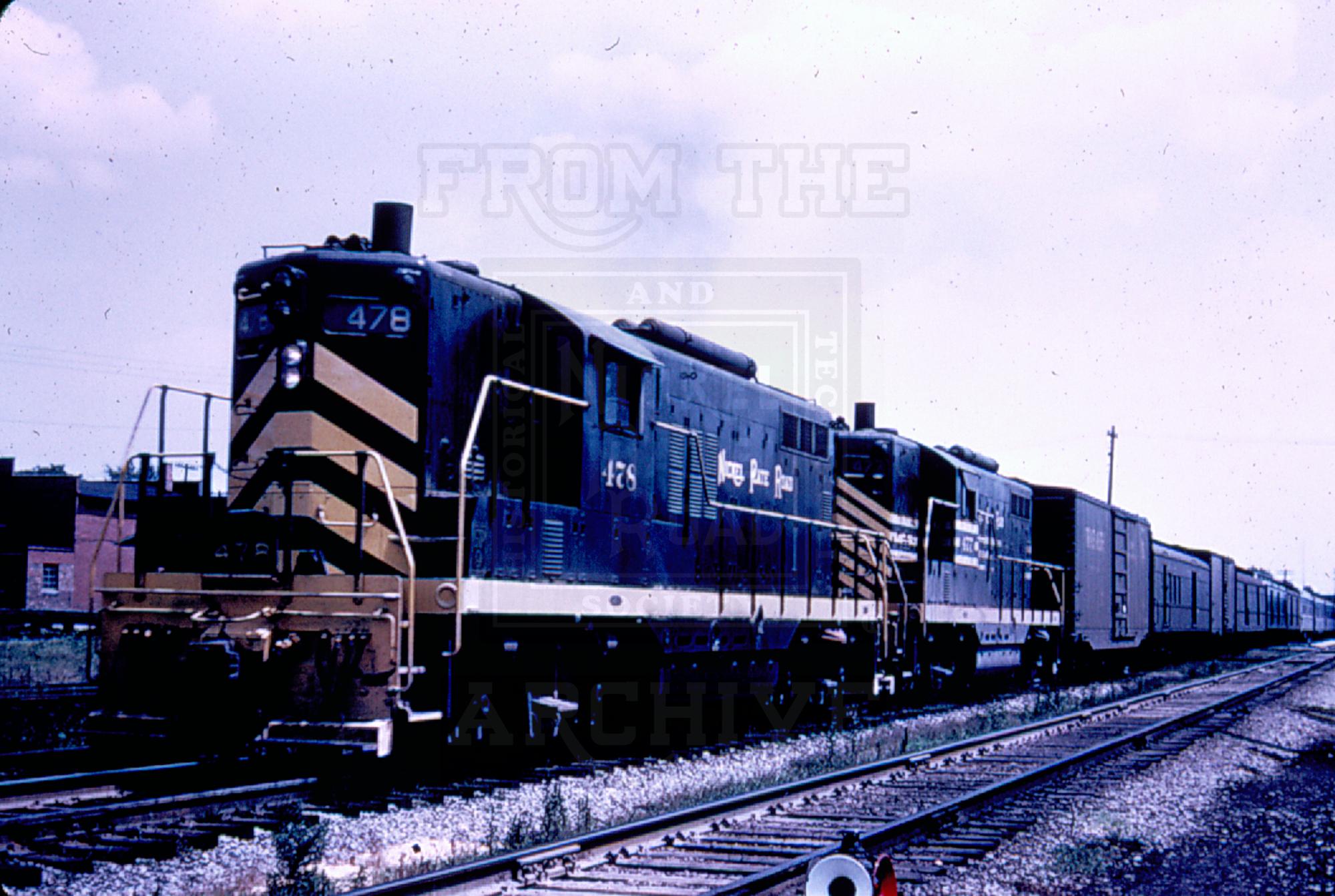 National インパクト NKP GP9 478 Wabash passenger train | The Nickel Plate Archive