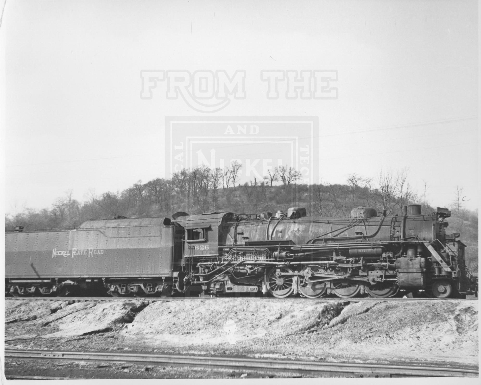 NKP H-6d 626 Pine Valley OH 1950's | The Nickel Plate Archive