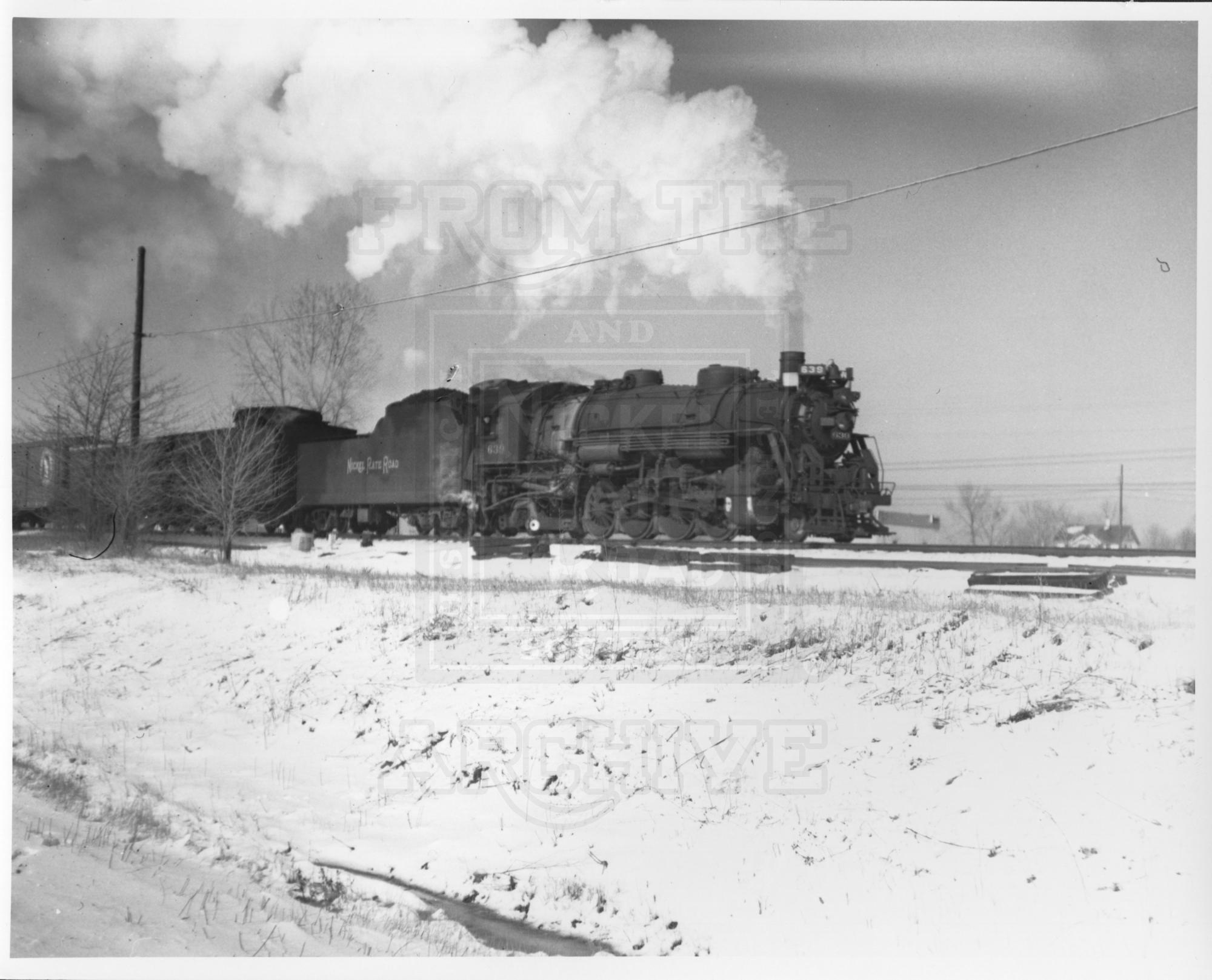NKP H-6e 639 eb with train unknown | The Nickel Plate Archive