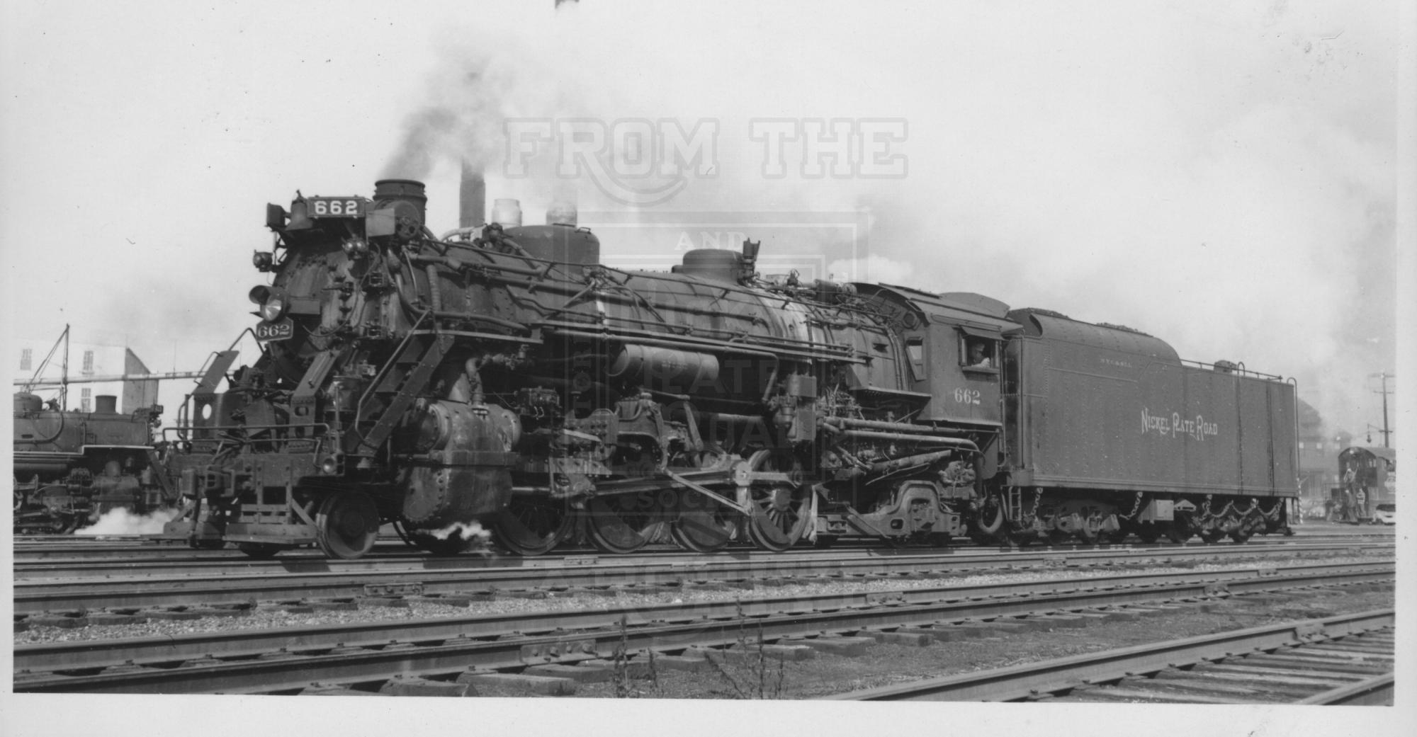 NKP H-6f 662 Peoria IL 2-24-1951 | The Nickel Plate Archive