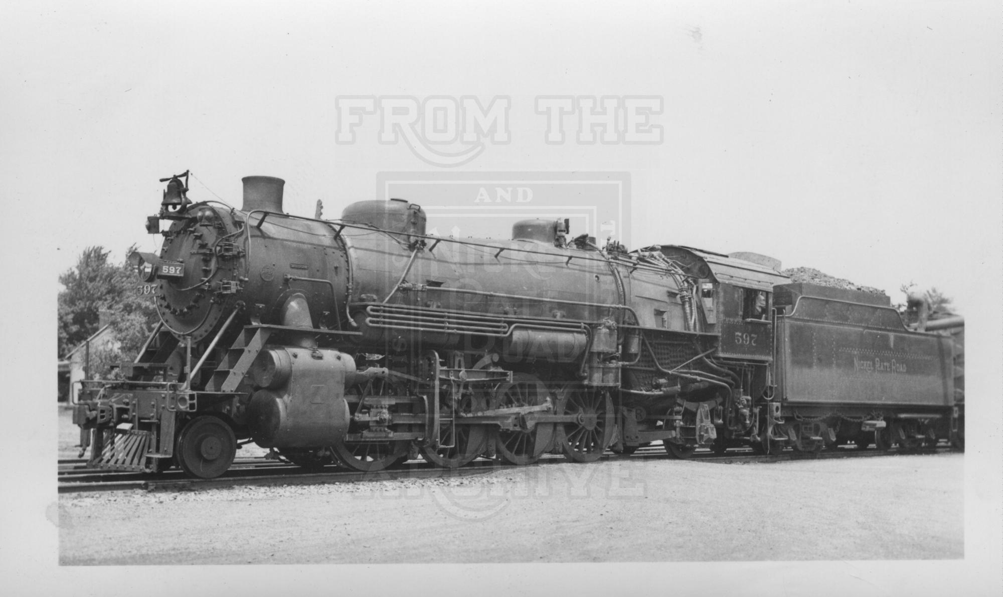 NKP H-6o 597 St.Marys OH 1930's | The Nickel Plate Archive