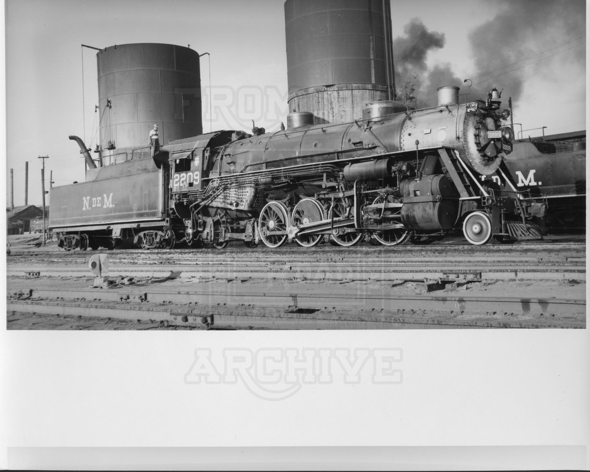 NKP H-6o NDeM 2209 ex 588 Mexico 10-27-1960 | The Nickel Plate Archive