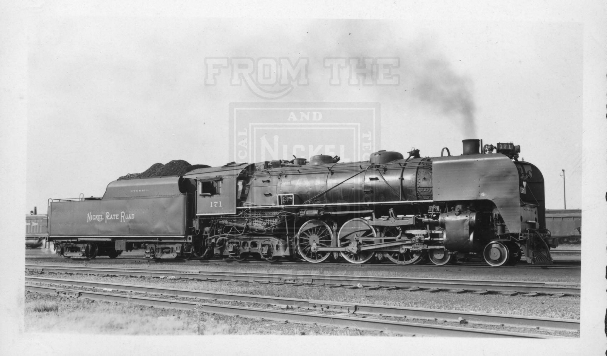 NKP L-1a 170 Bellevue OH 1950's | The Nickel Plate Archive