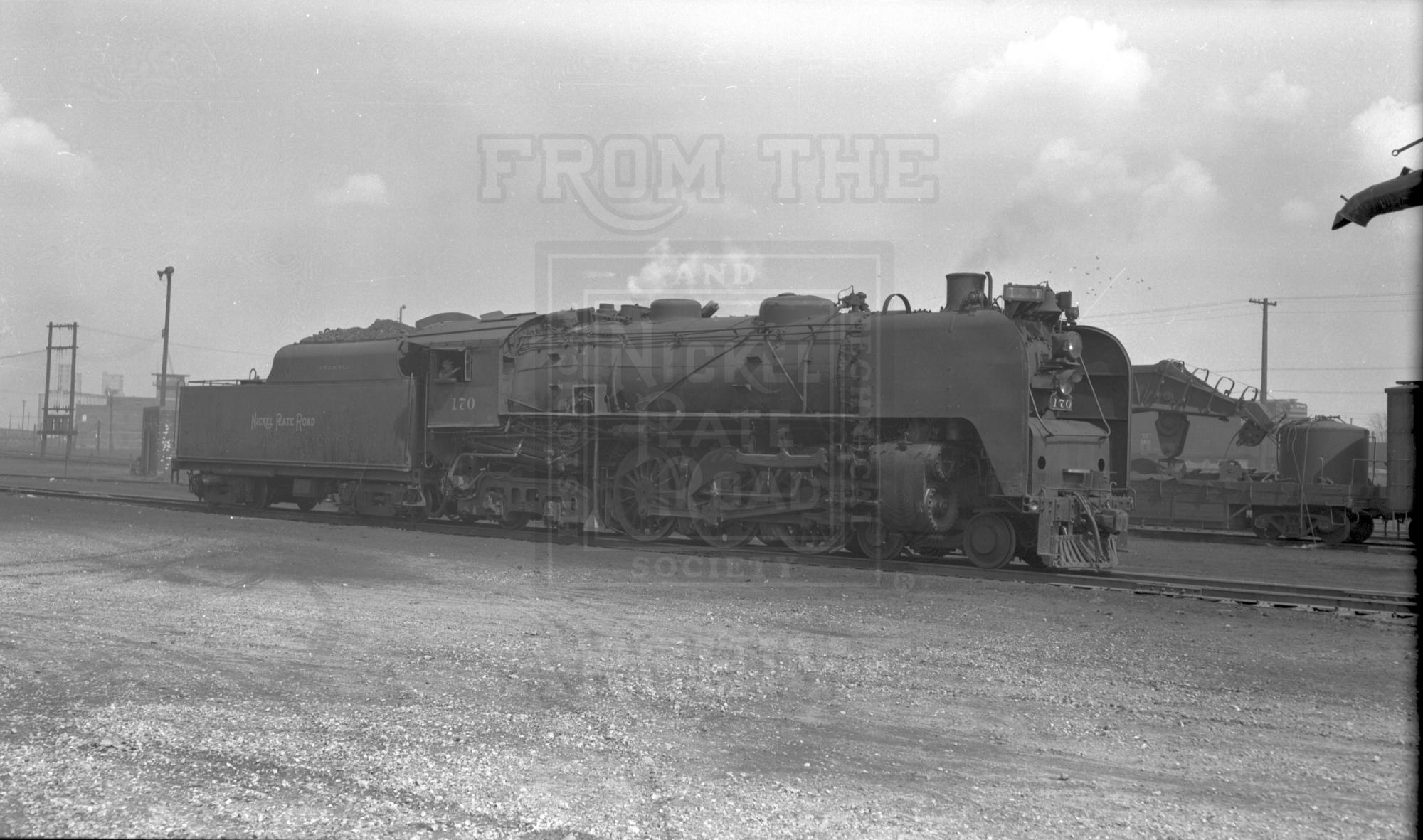 NKP L-1a 170 Bellevue OH March 57 | The Nickel Plate Archive