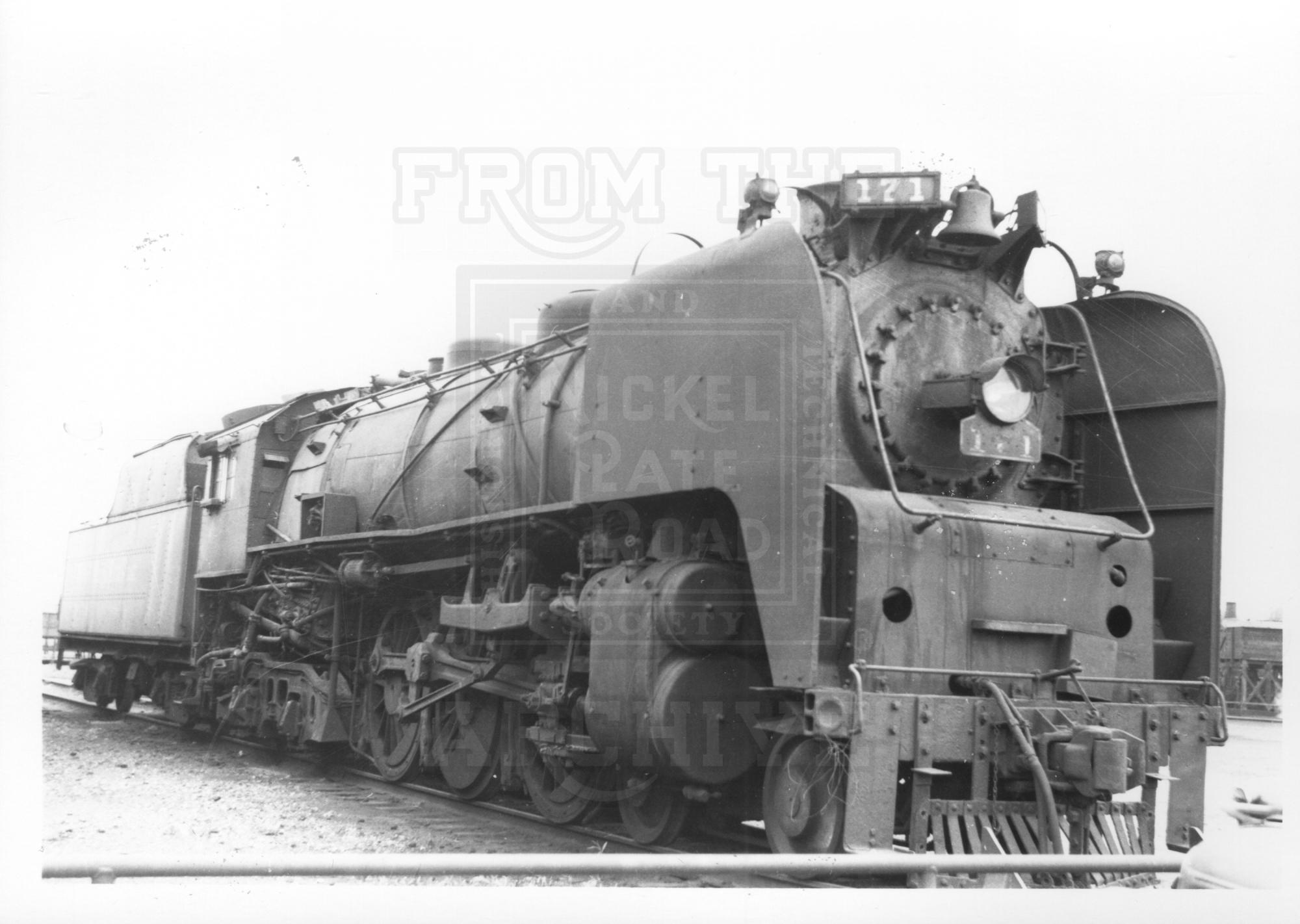 NKP L-1a 171 Right fron view 1950's | The Nickel Plate Archive