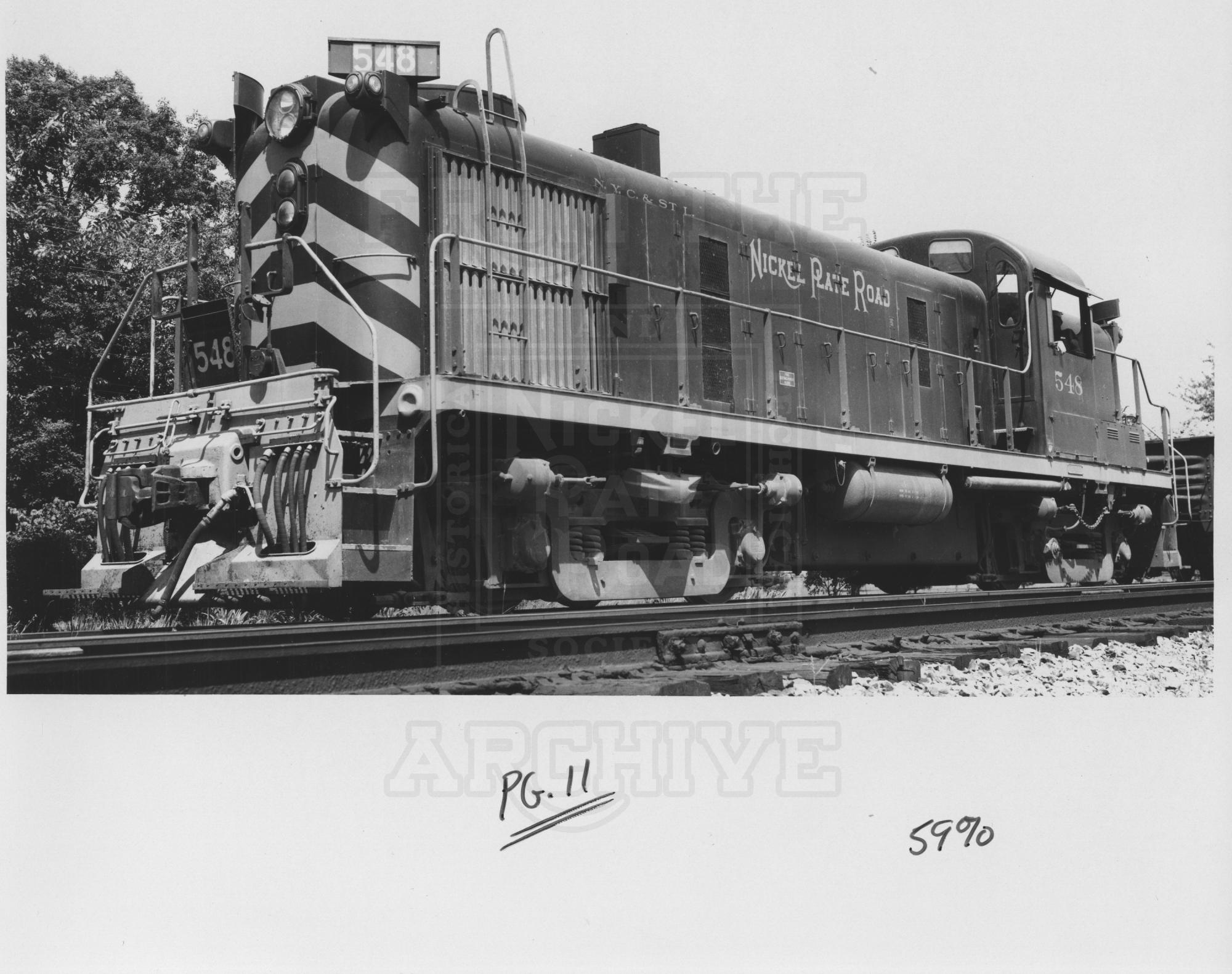 NKP RS3 548 Unknown Location 1960's NKPHTS | The Nickel Plate Archive