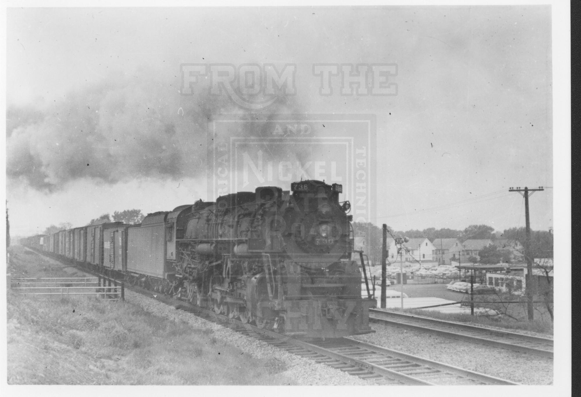 NKP S-1 736 Cleveland OH 5-17-1957 LSA-HAM | The Nickel Plate Archive