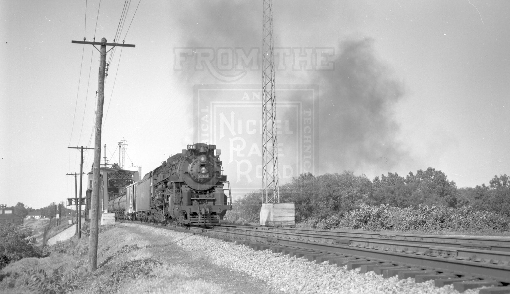 NKP S-2 740 Lorain OH 7-1-1957 Crossing Black River | The Nickel