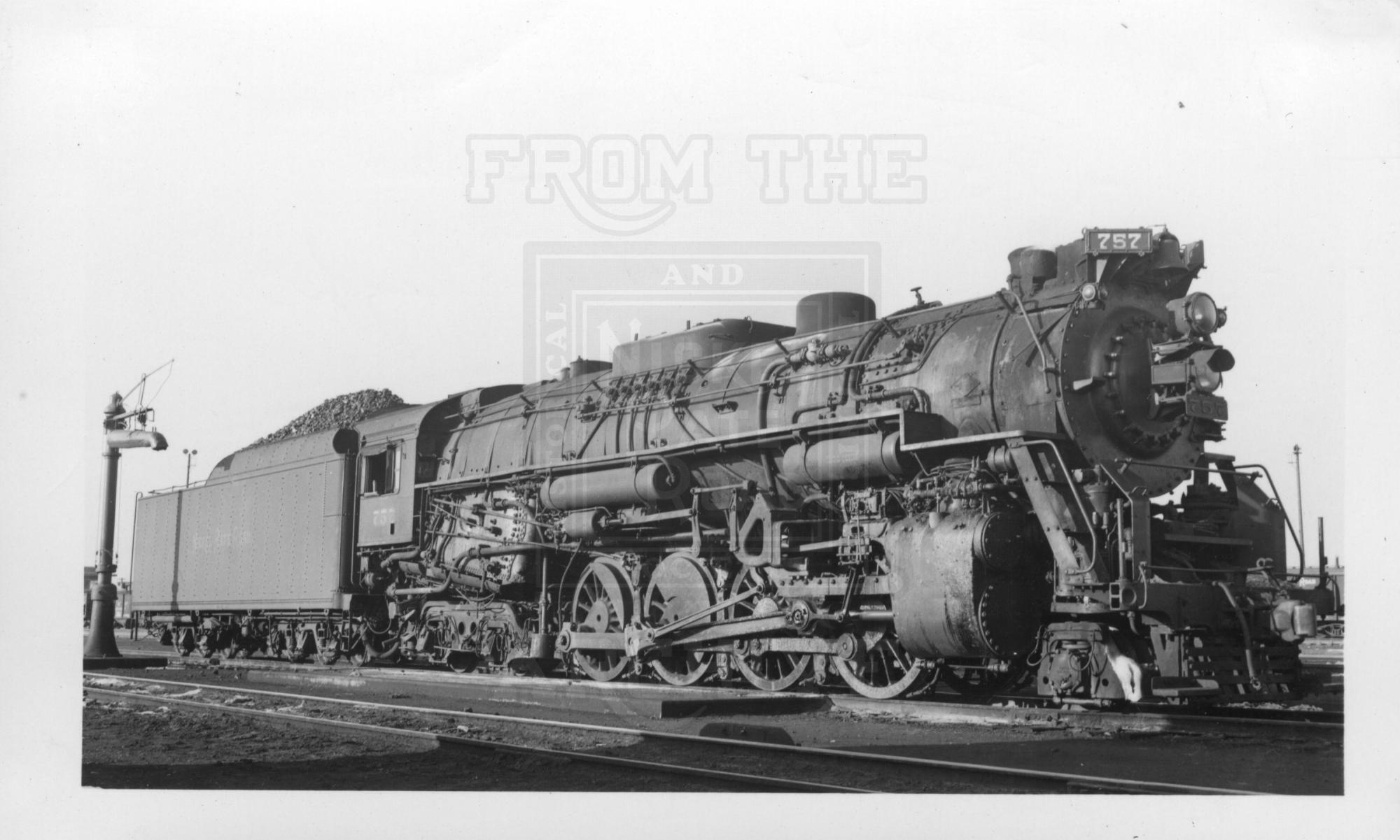 NKP S-2 757 Chicago OH 3-27-1955 | The Nickel Plate Archive