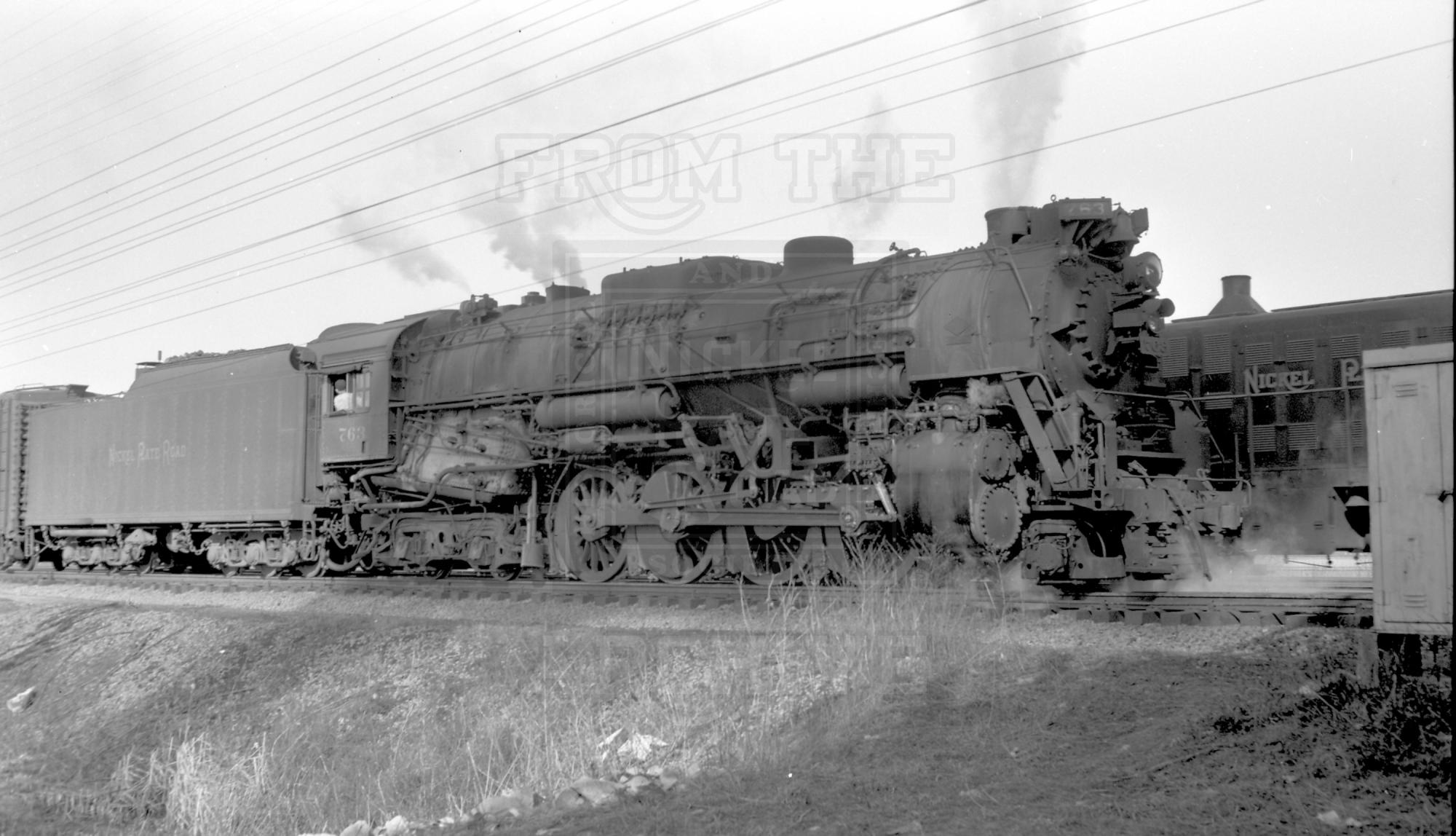 NKP S-2 763 Erie PA 3-22-1957 right side view | The Nickel Plate Archive