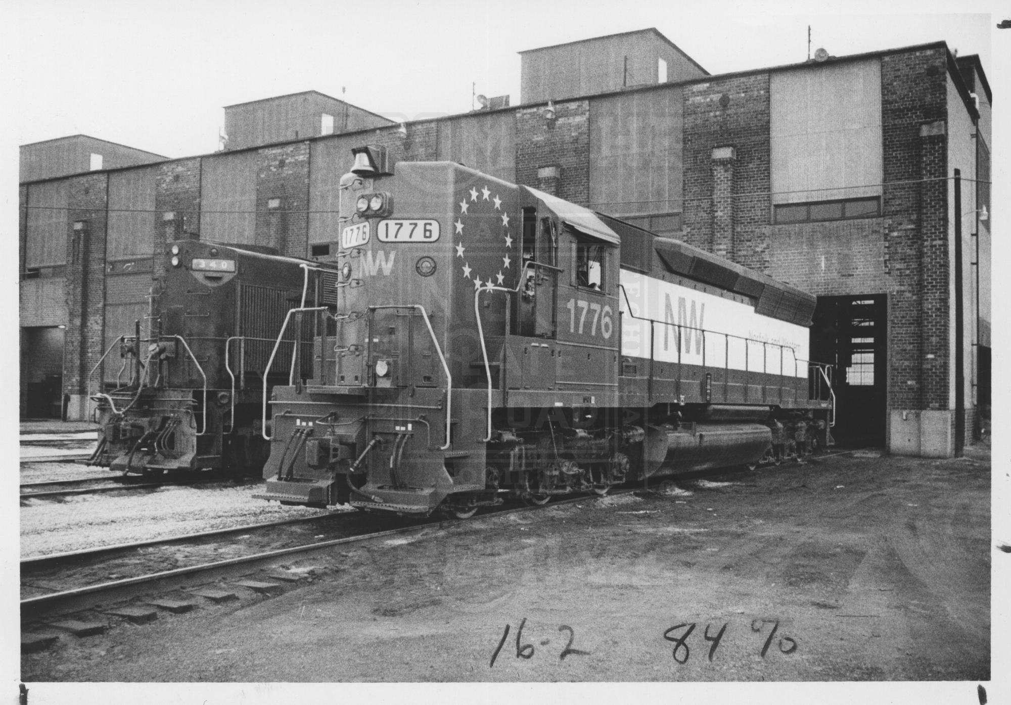 N&W SD45 1776 Brewster OH 7-1976 | The Nickel Plate Archive