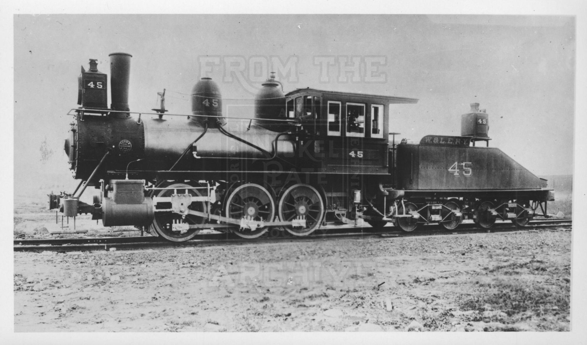 W&LE 0-6-0 45 Builders Photo | The Nickel Plate Archive